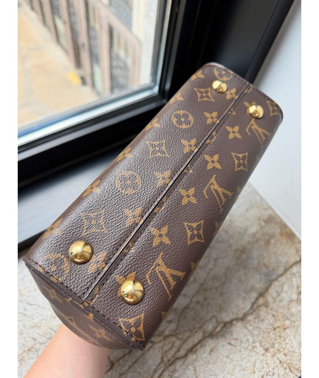 LOUIS VUITTON Коричневая сумка через плечо из канвы, фото 5