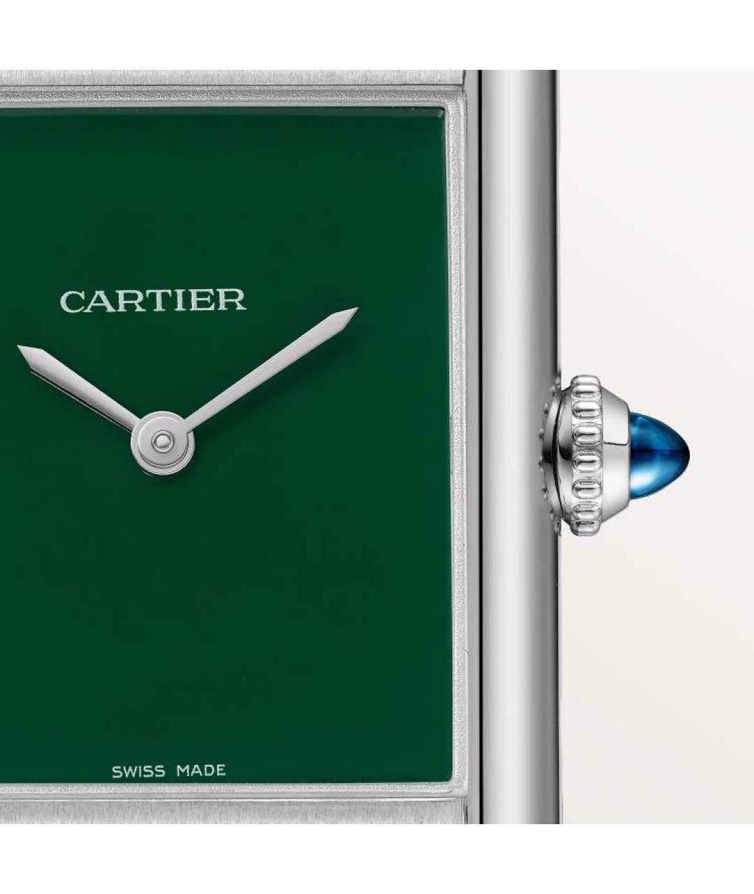 CARTIER Зеленые часы, фото 3