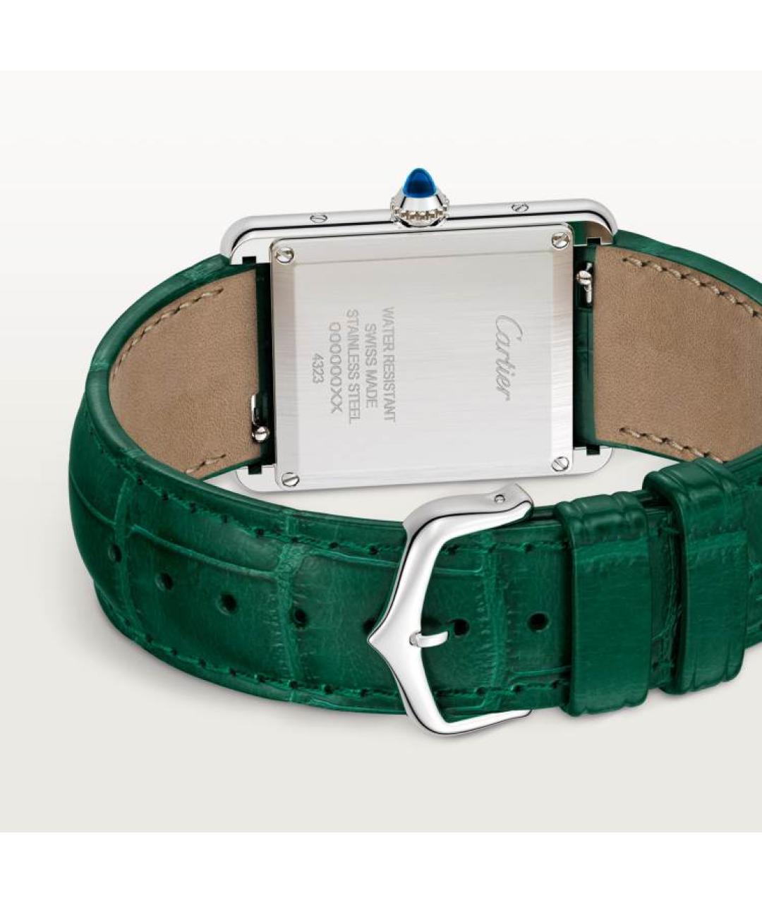 CARTIER Зеленые часы, фото 2