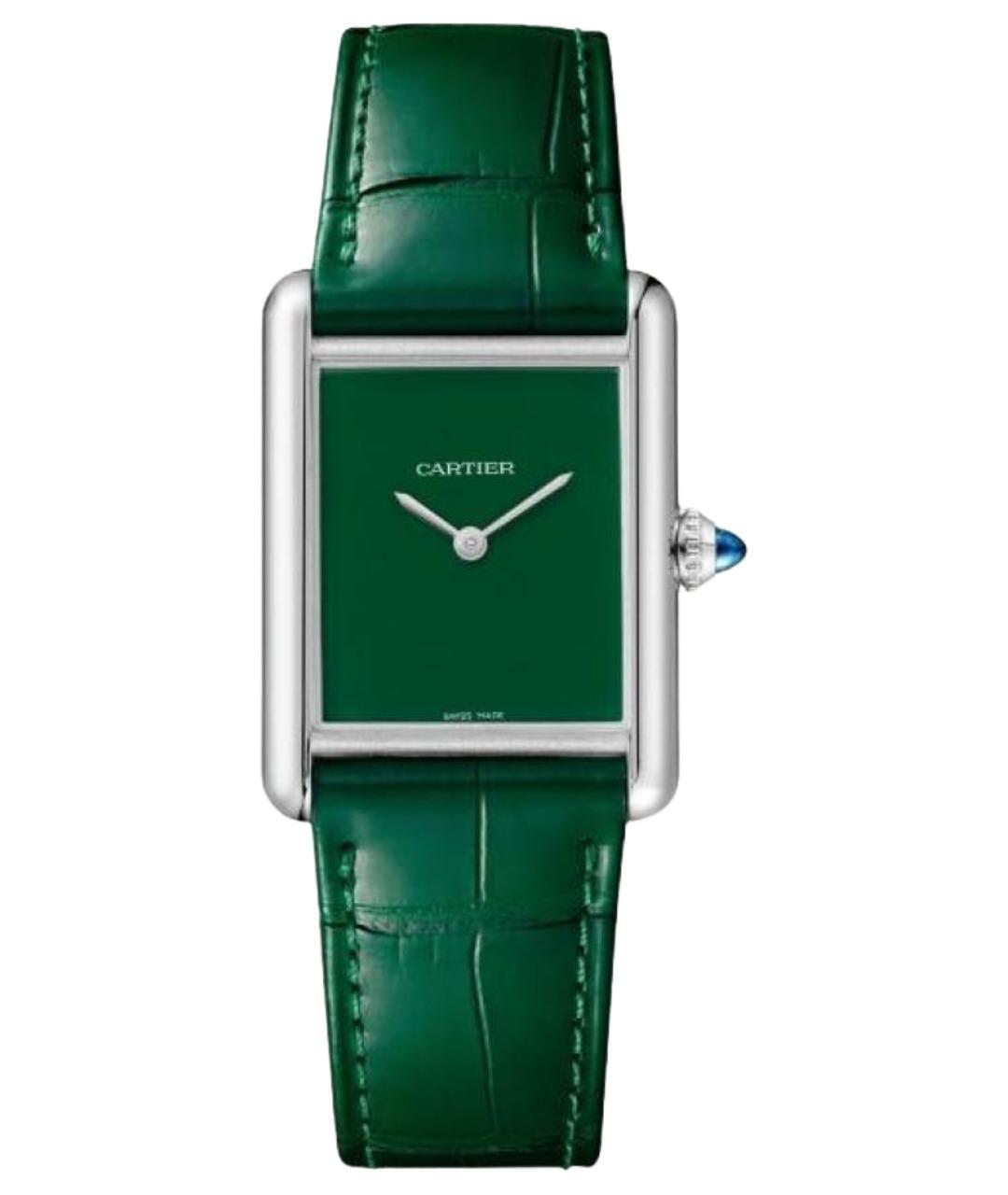 CARTIER Зеленые часы, фото 1