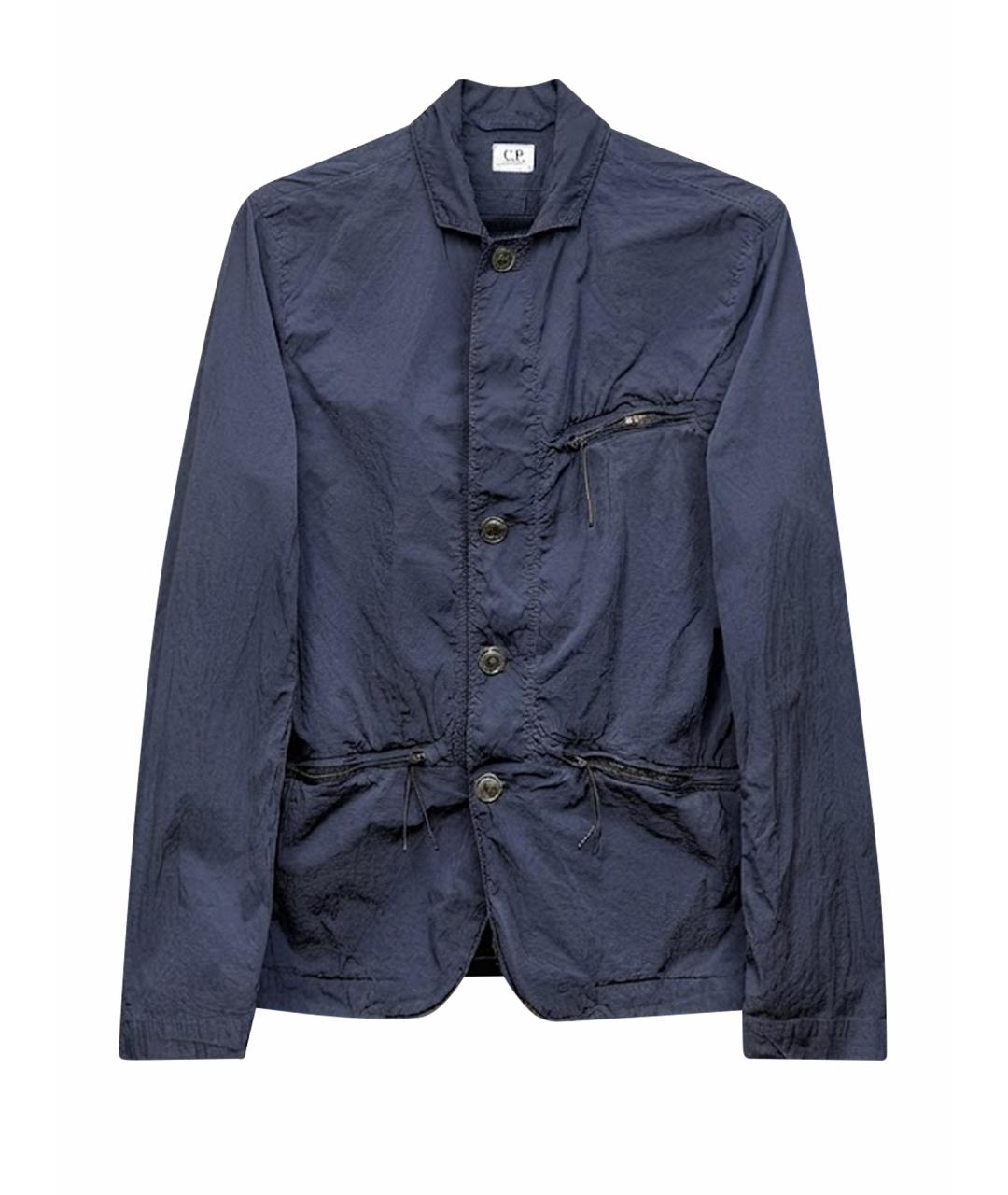 CP COMPANY Темно-синяя полиамидовая куртка, фото 1