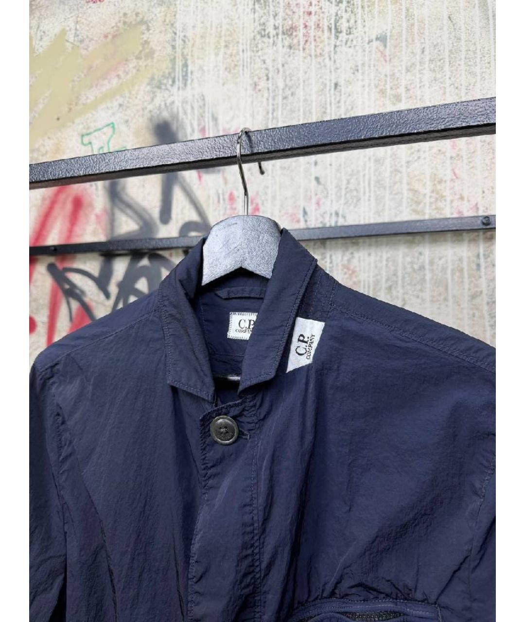 CP COMPANY Темно-синяя полиамидовая куртка, фото 3