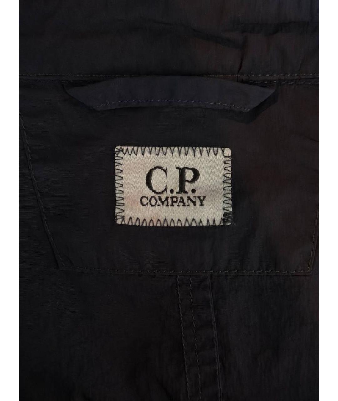 CP COMPANY Темно-синяя полиамидовая куртка, фото 4