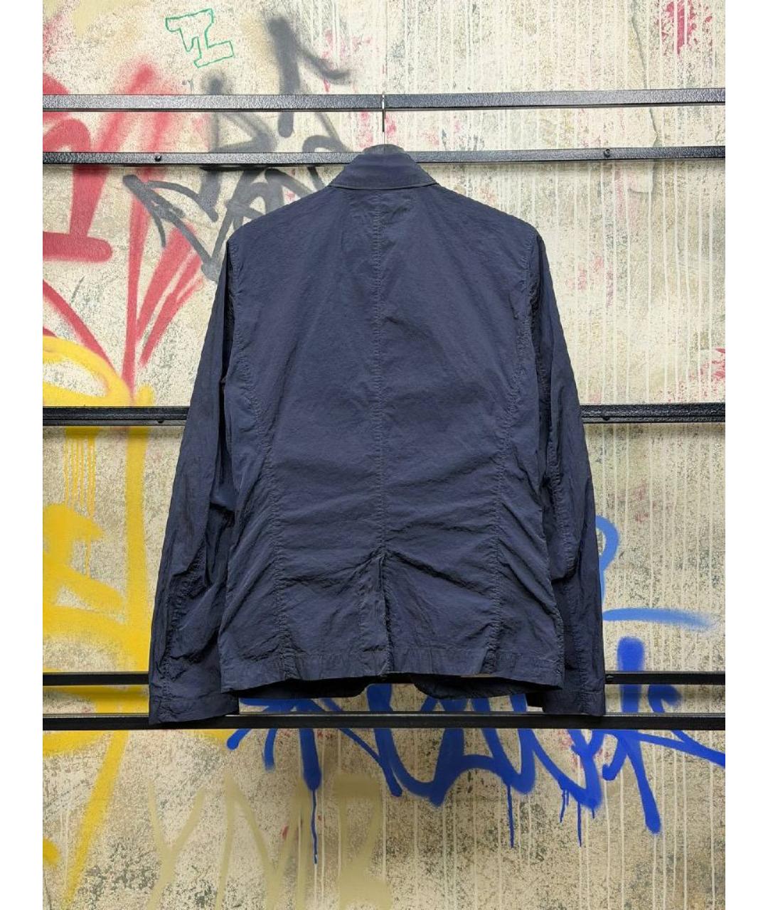 CP COMPANY Темно-синяя полиамидовая куртка, фото 2
