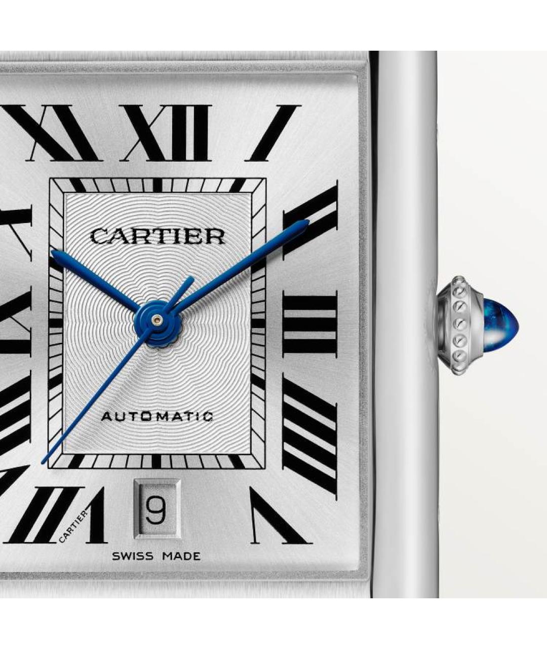 CARTIER Серебряные часы, фото 5