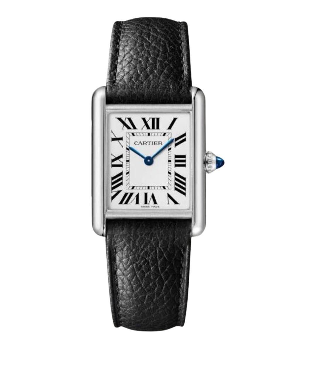 CARTIER Черные часы, фото 1
