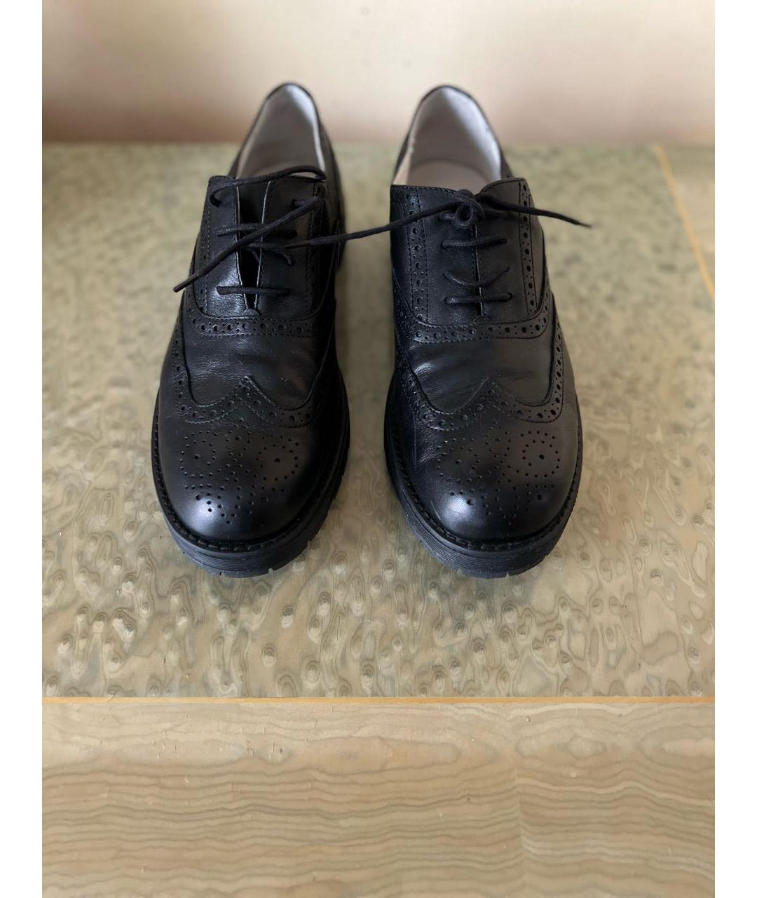 IL GUFO Черные кожаные ботинки, фото 4