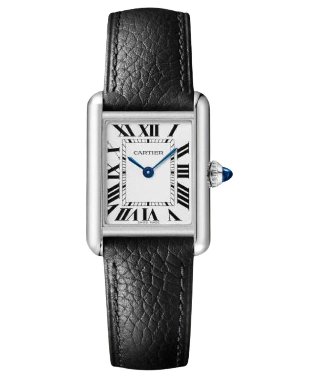 CARTIER Черные часы, фото 1