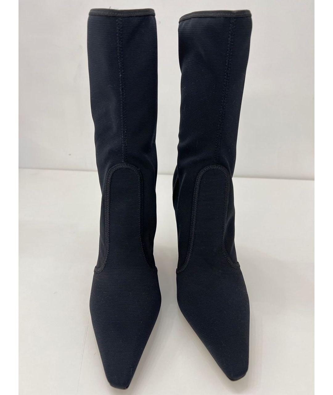 CHRISTIAN DIOR Черные полусапоги, фото 3