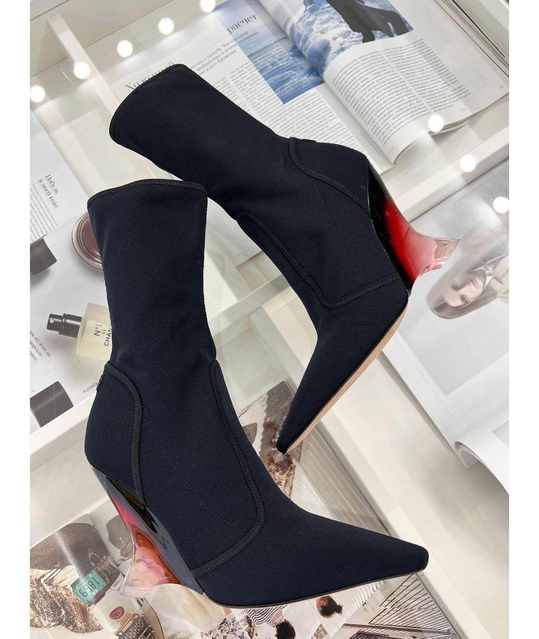 CHRISTIAN DIOR Черные полусапоги, фото 7