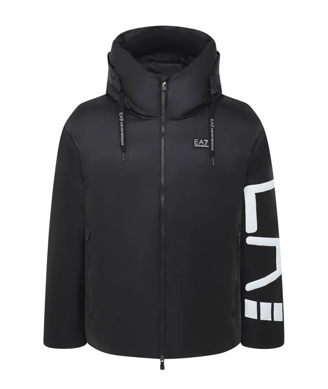 EMPORIO ARMANI Черная полиамидовая куртка, фото 1
