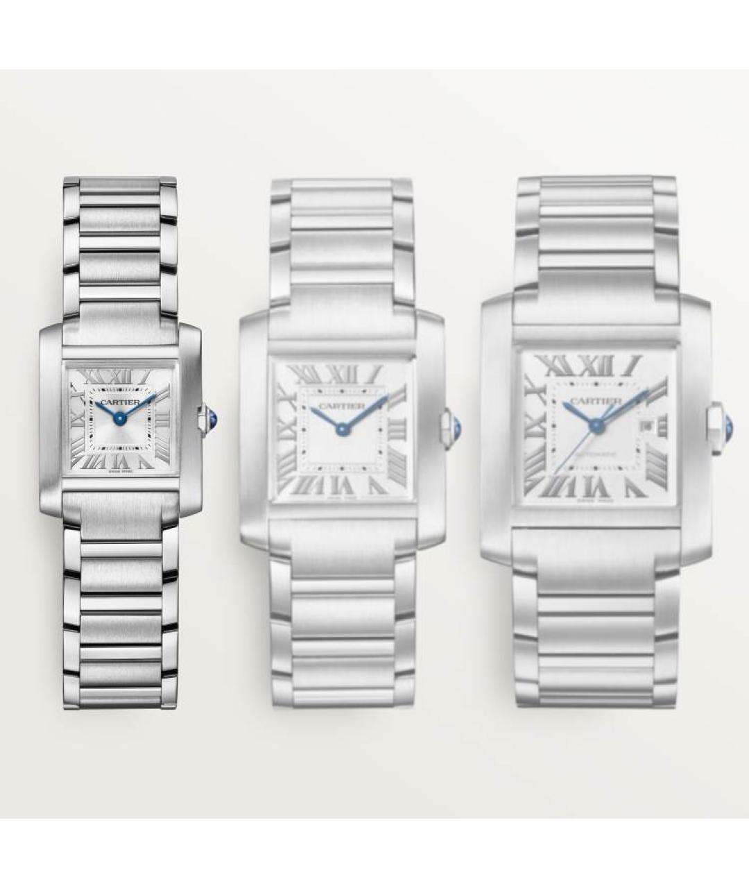 CARTIER Серебряные часы, фото 3