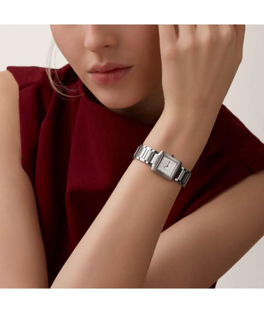 CARTIER Серебряные часы, фото 4