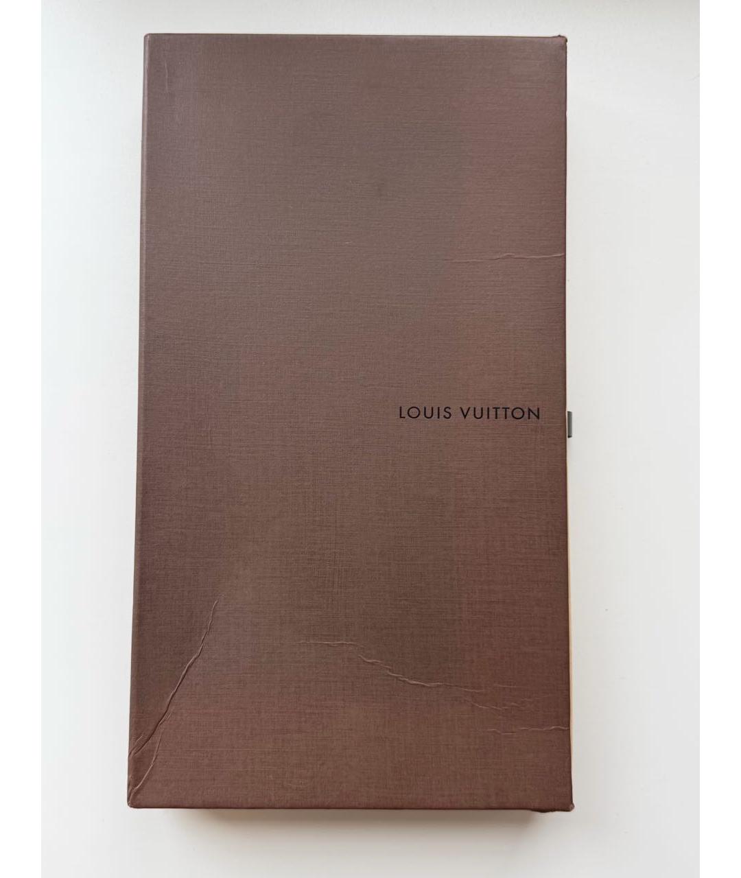 LOUIS VUITTON Белый кожаный кошелек, фото 5