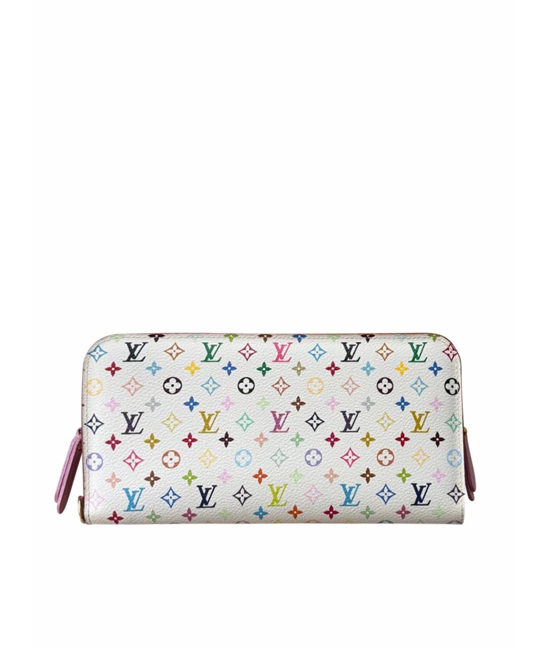 LOUIS VUITTON Белый кожаный кошелек, фото 1
