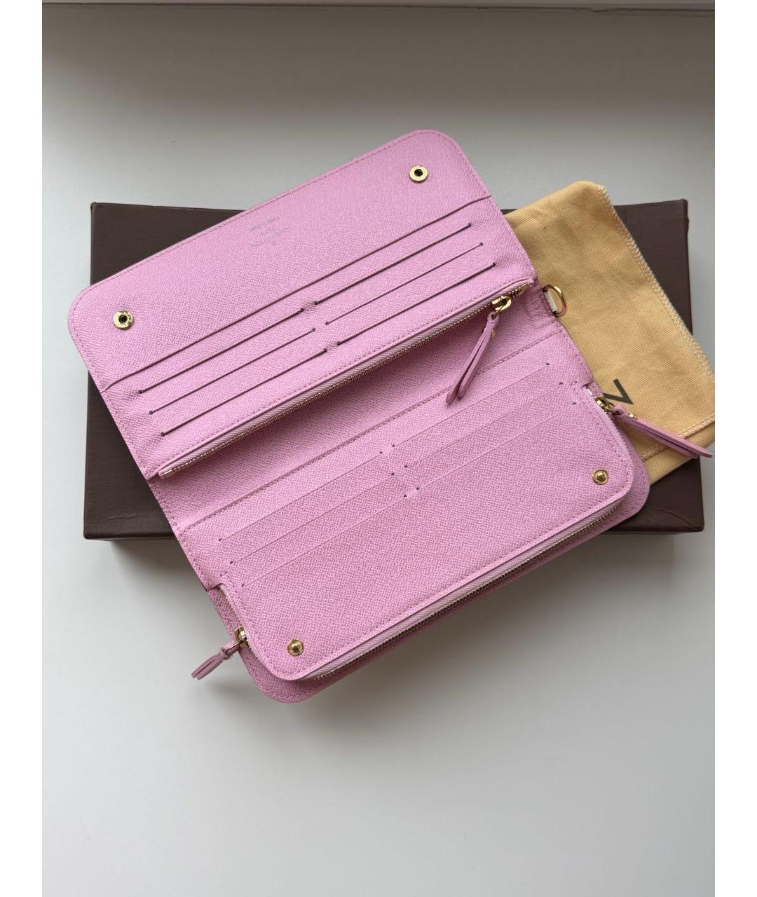 LOUIS VUITTON Белый кожаный кошелек, фото 2