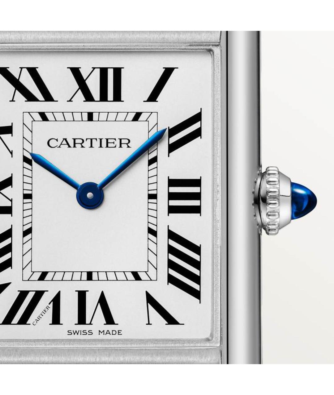 CARTIER Серебряные часы, фото 5