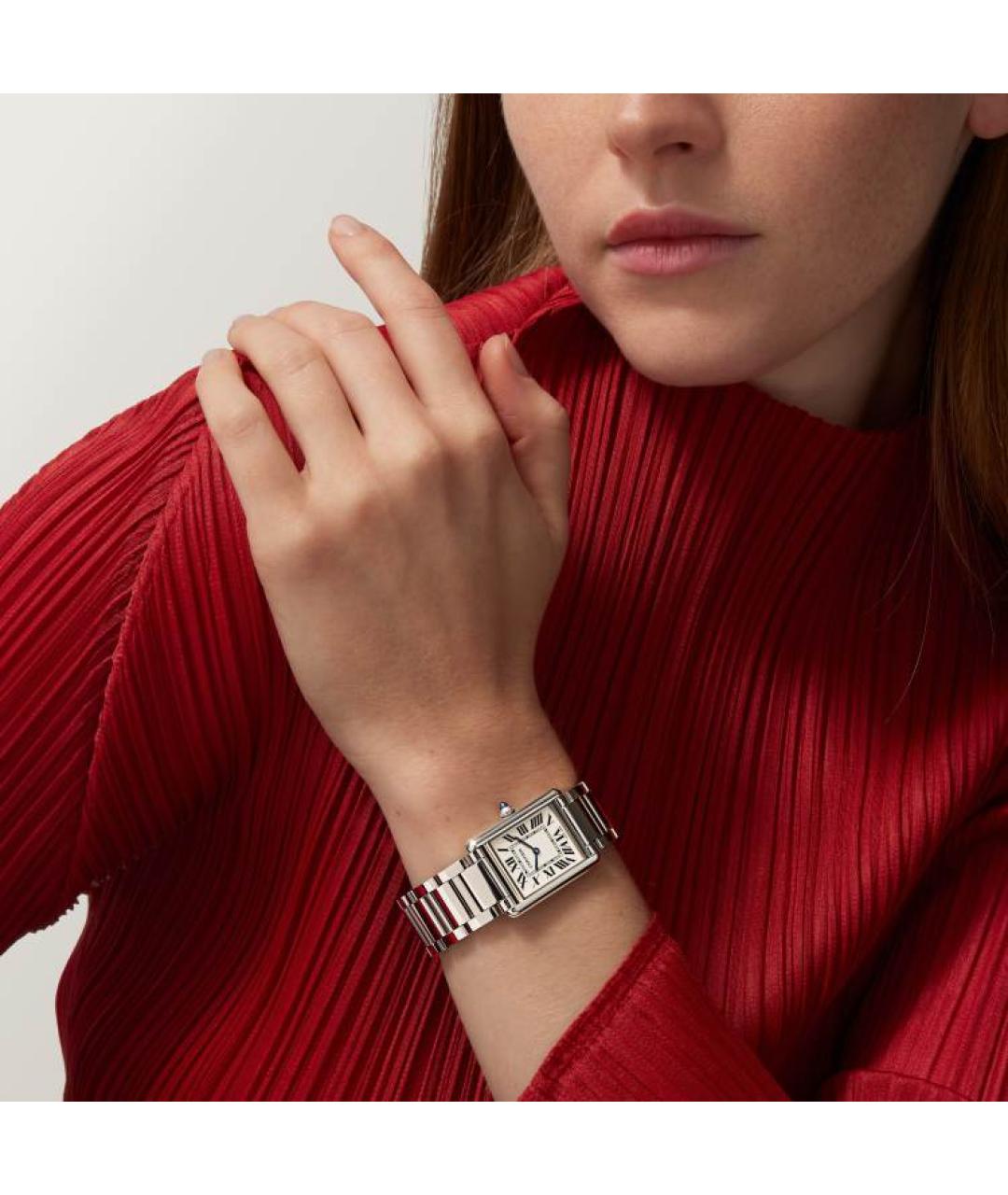 CARTIER Серебряные часы, фото 2