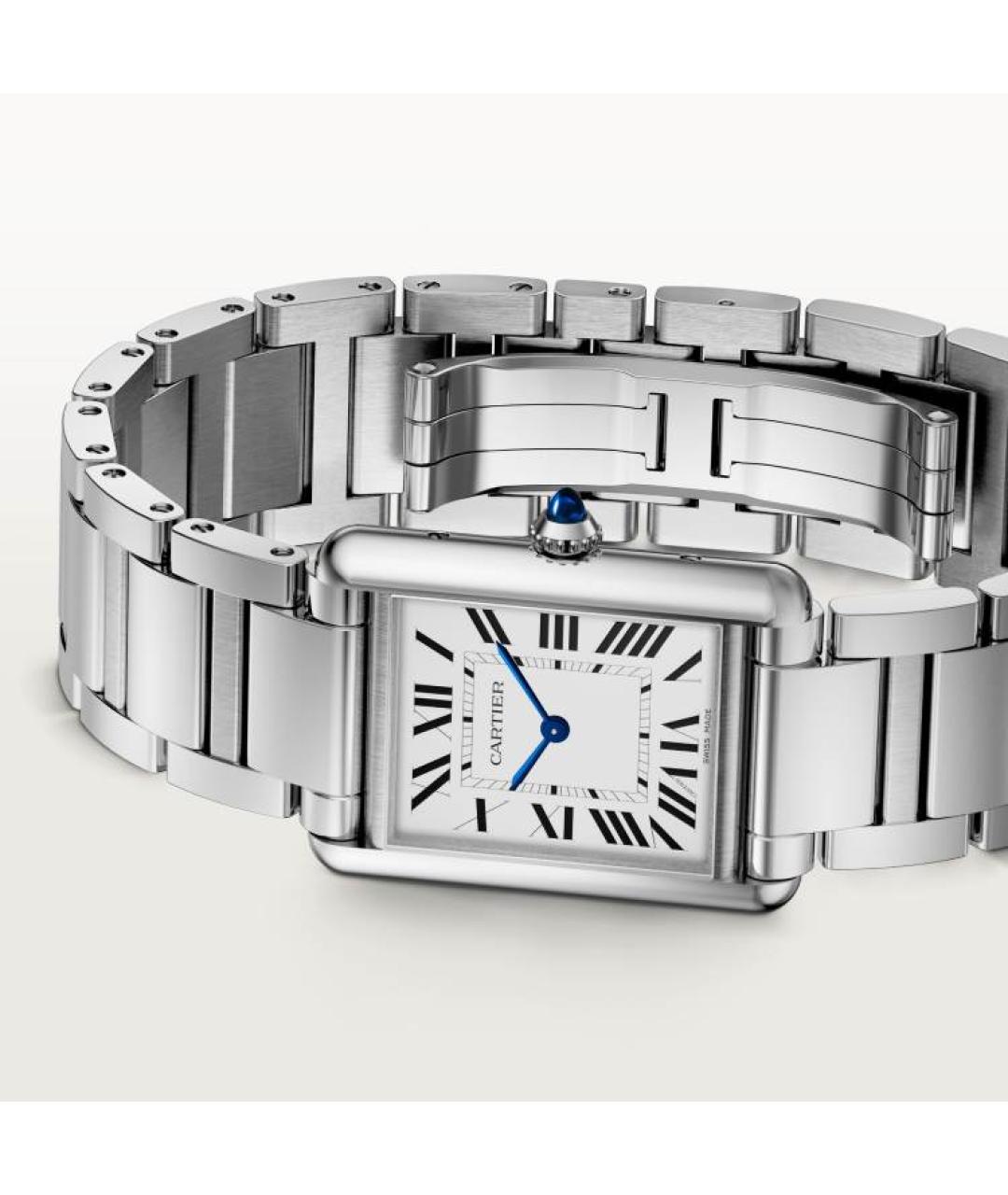 CARTIER Серебряные часы, фото 3