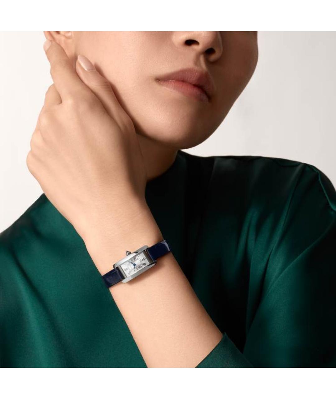 CARTIER Синие часы, фото 4