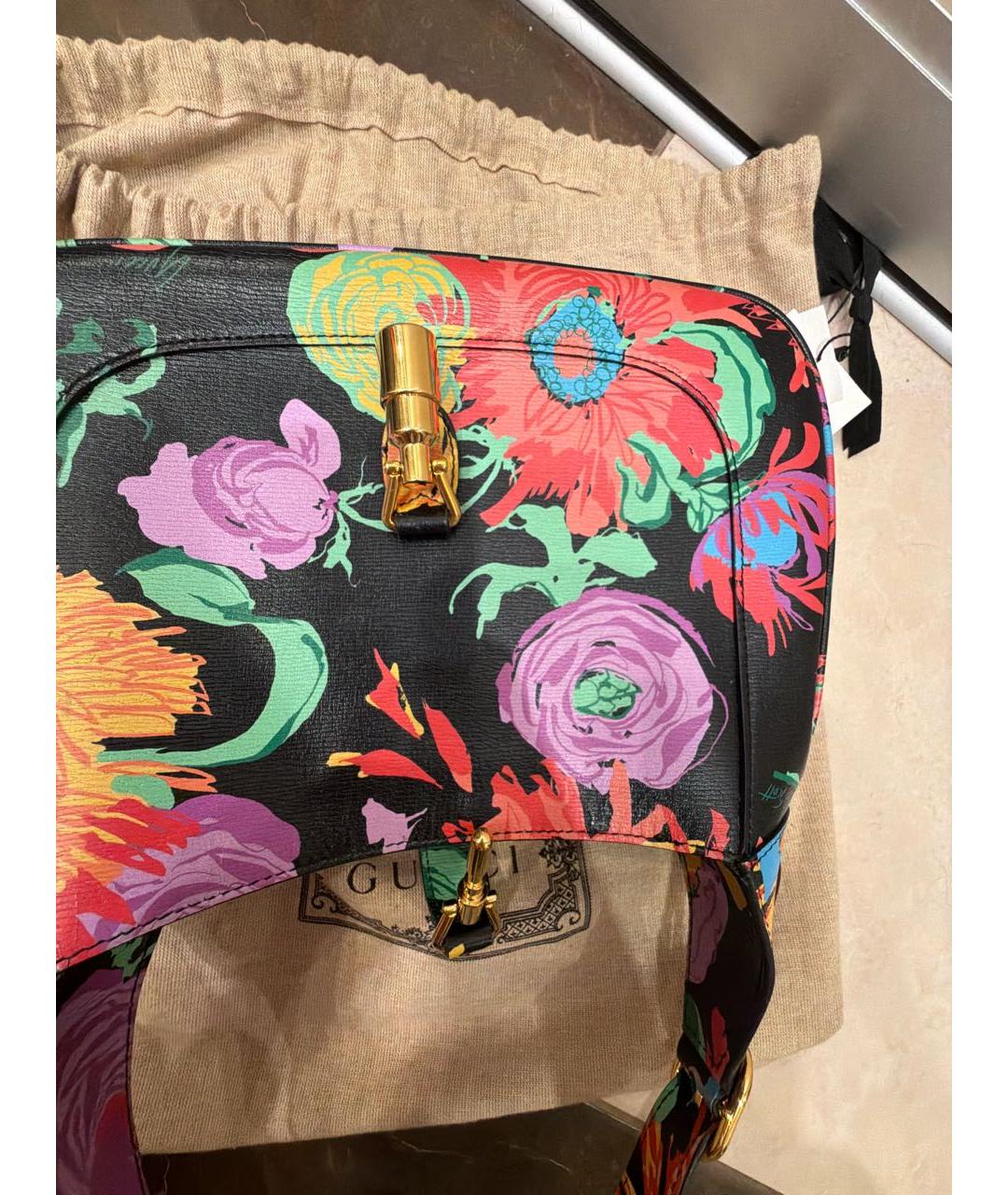 GUCCI Мульти кожаная сумка с короткими ручками, фото 5