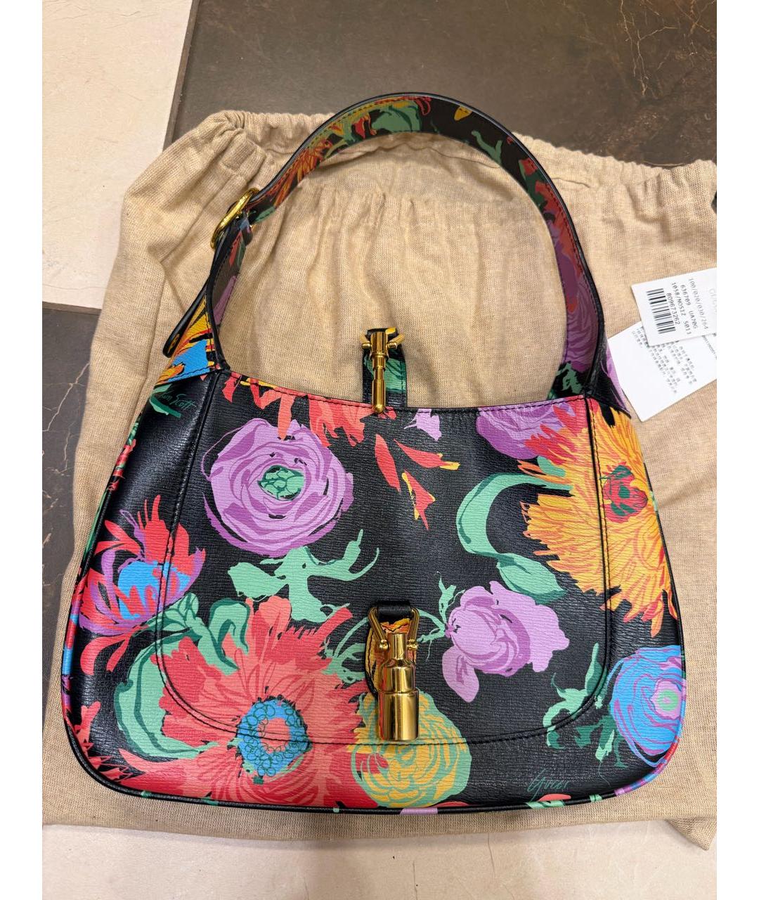 GUCCI Мульти кожаная сумка с короткими ручками, фото 7