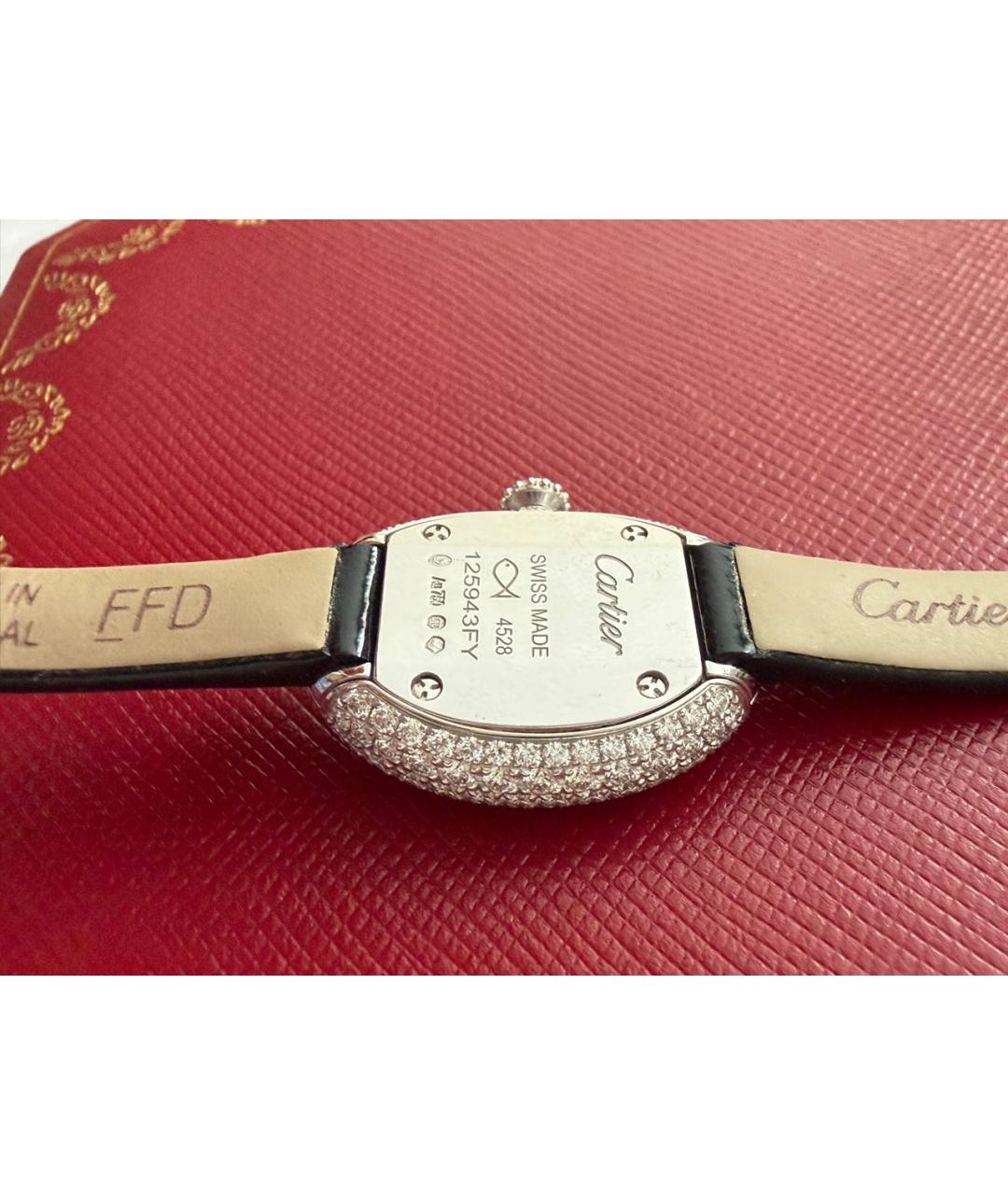 CARTIER Серебряные часы из белого золота, фото 4