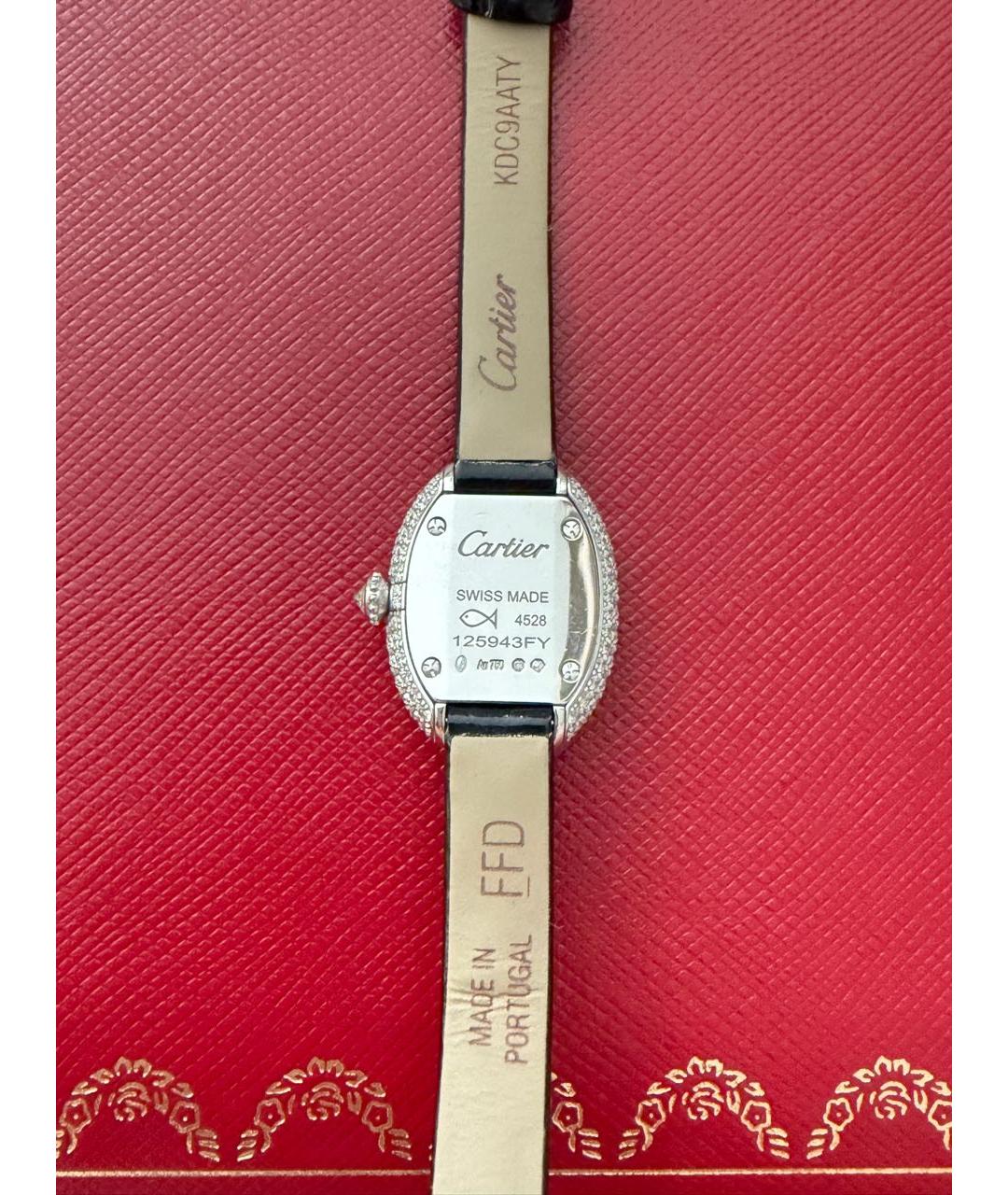 CARTIER Серебряные часы из белого золота, фото 2