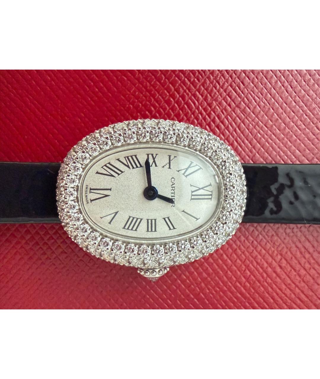 CARTIER Серебряные часы из белого золота, фото 3