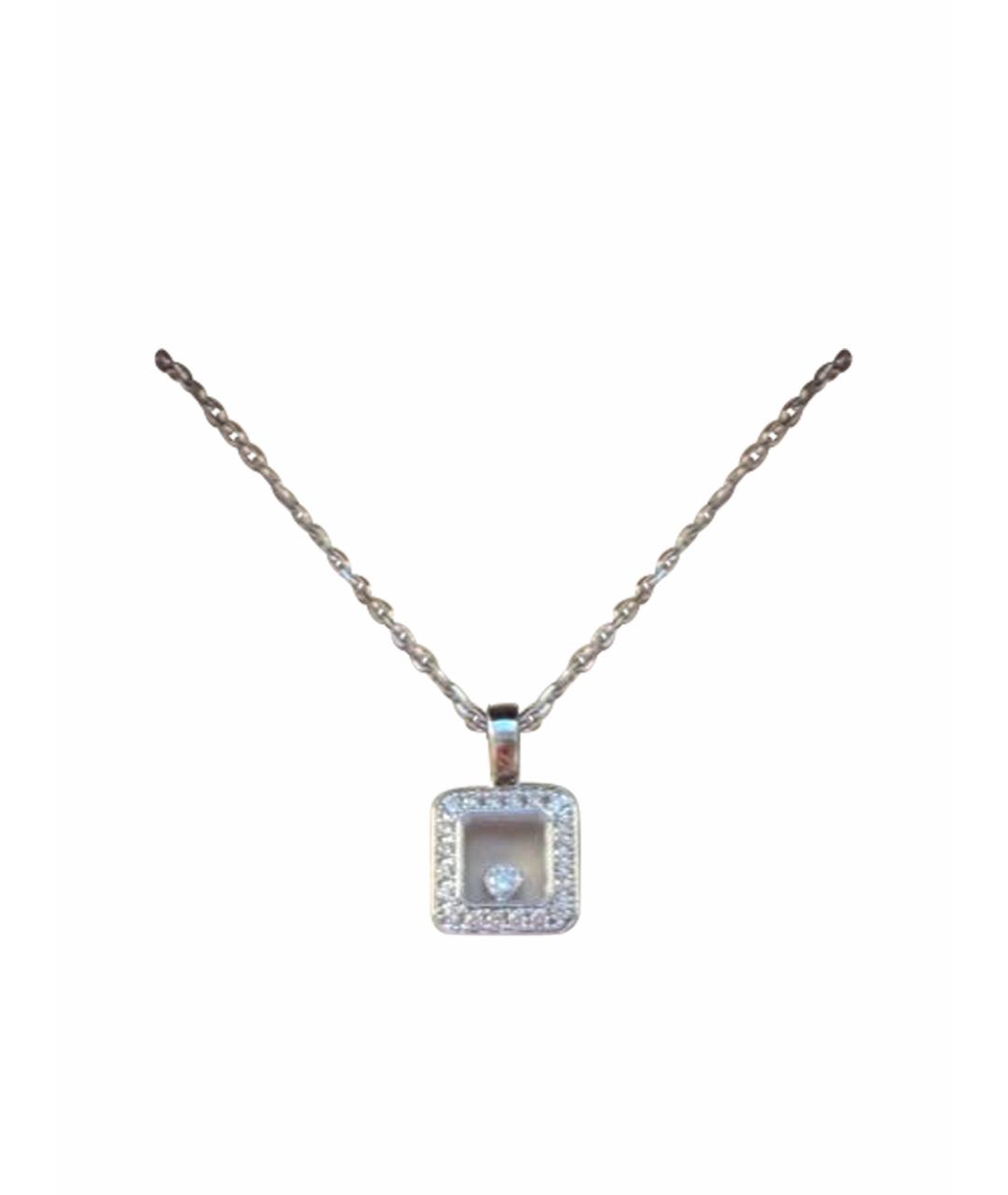 CHOPARD Белое колье из белого золота, фото 1