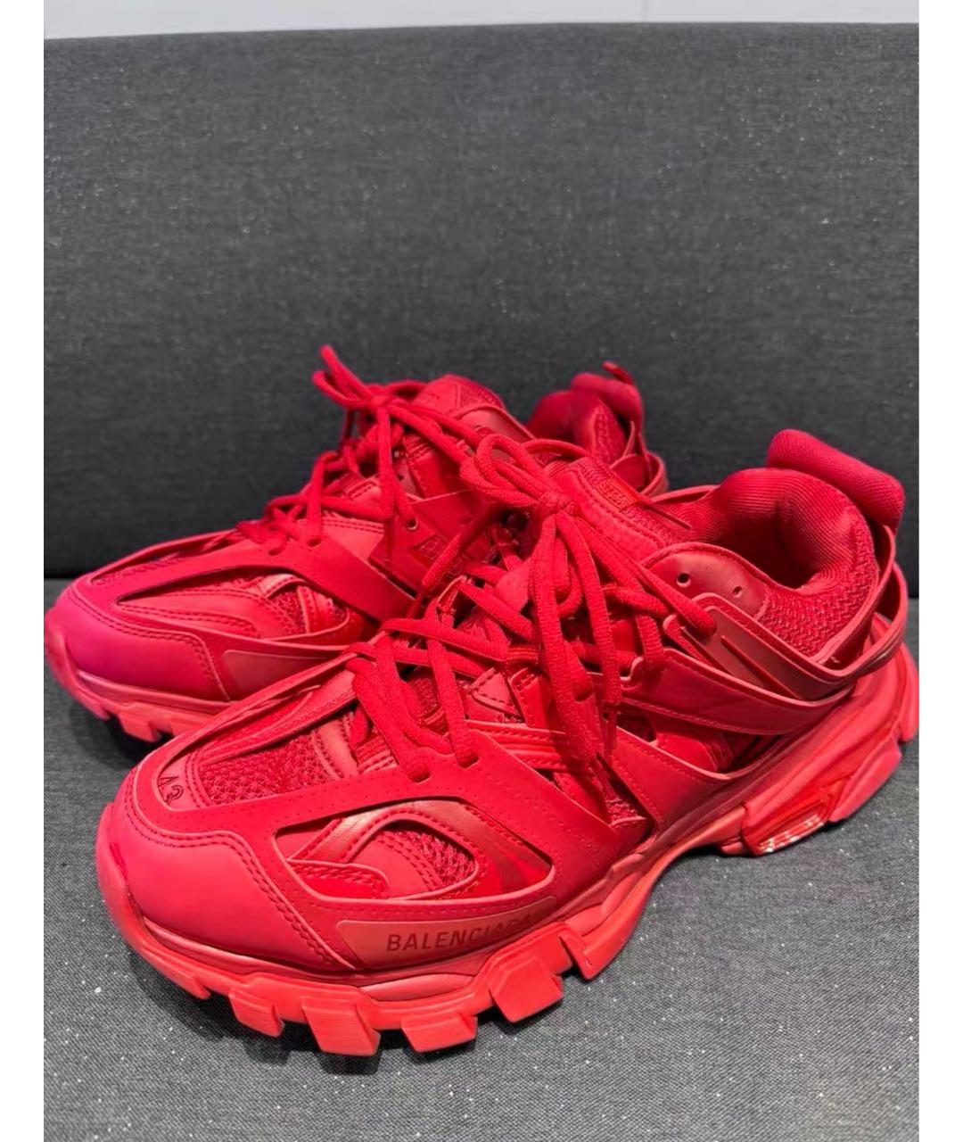 BALENCIAGA Красные низкие кроссовки / кеды, фото 9