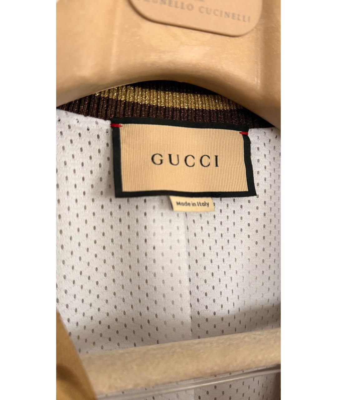 GUCCI Золотая куртка, фото 3