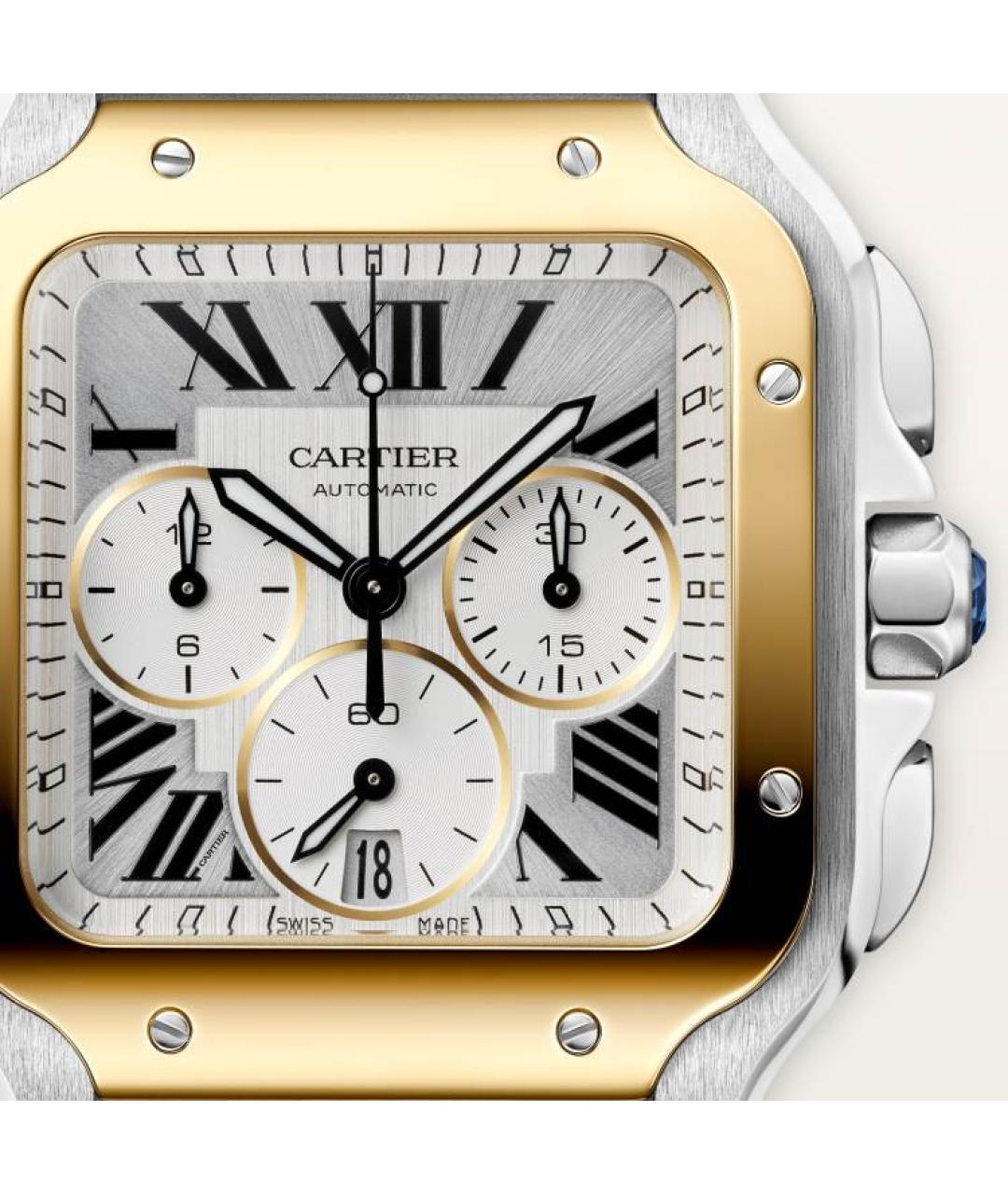CARTIER Мульти часы из желтого золота, фото 4
