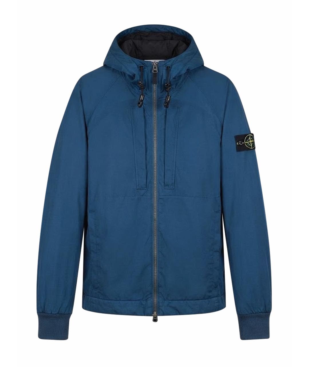 STONE ISLAND Синяя нейлоновая куртка, фото 1