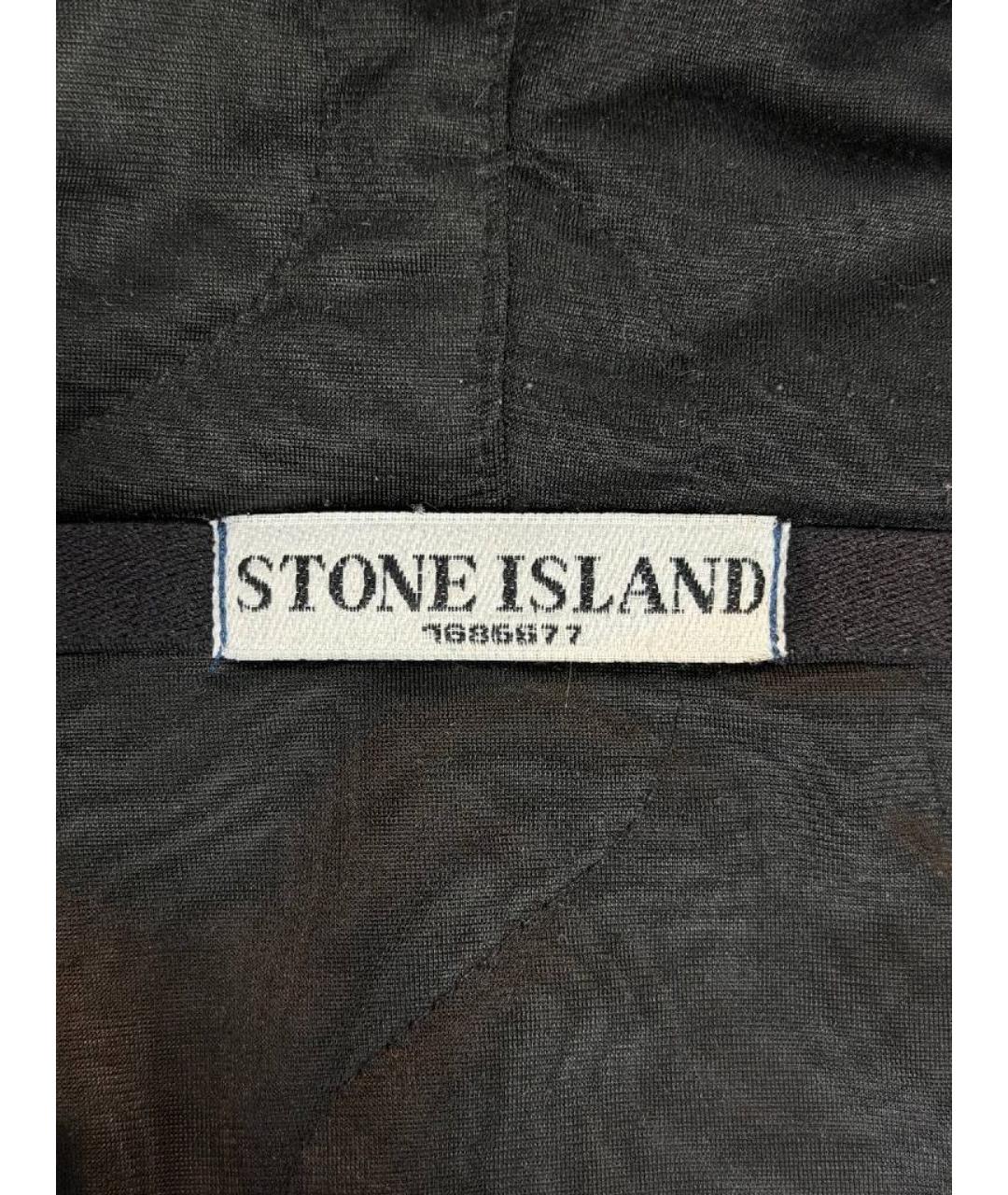 STONE ISLAND Синяя нейлоновая куртка, фото 3