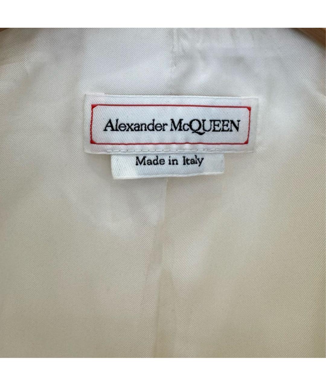 ALEXANDER MCQUEEN Белый костюм с брюками, фото 7
