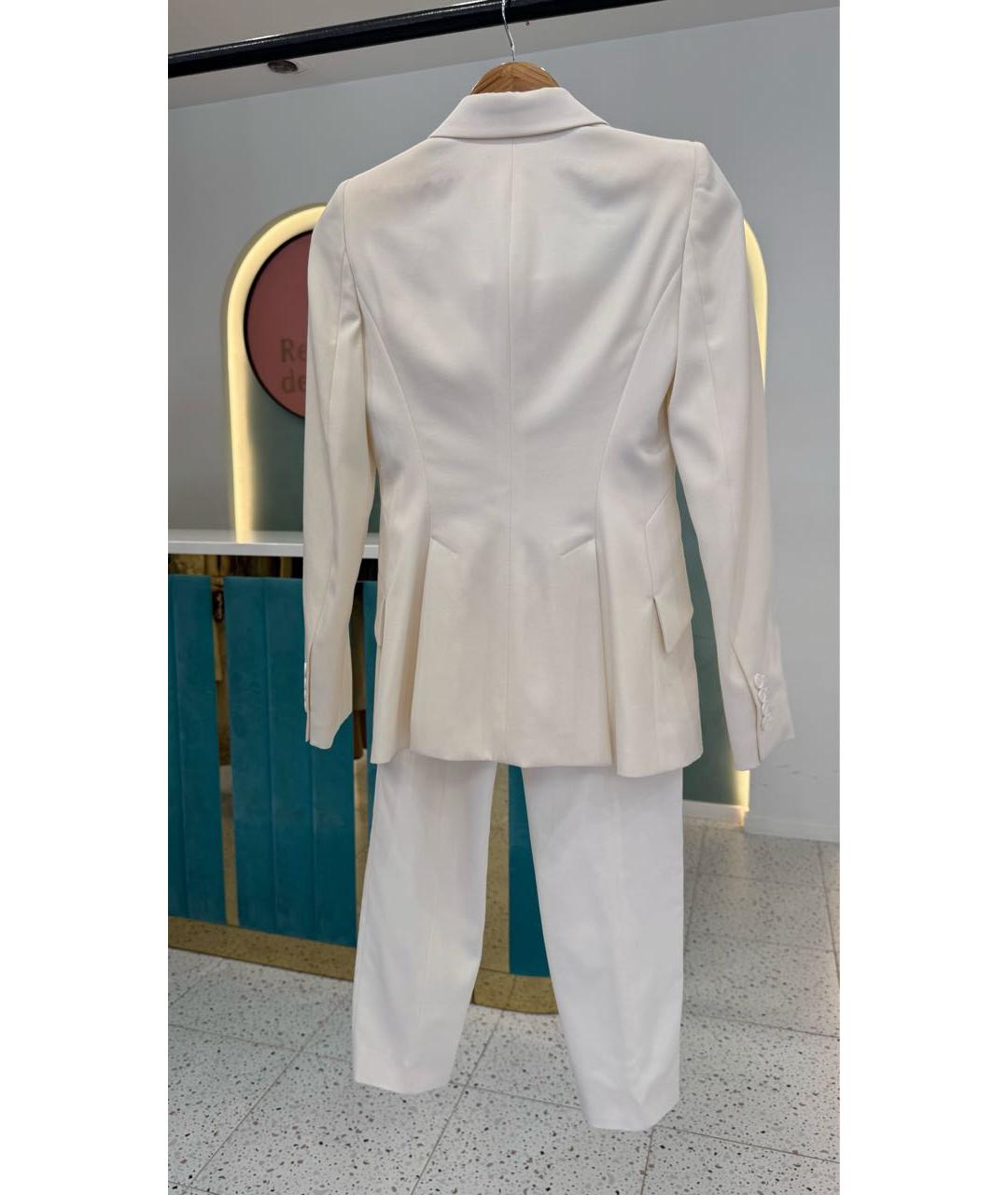 ALEXANDER MCQUEEN Белый костюм с брюками, фото 6