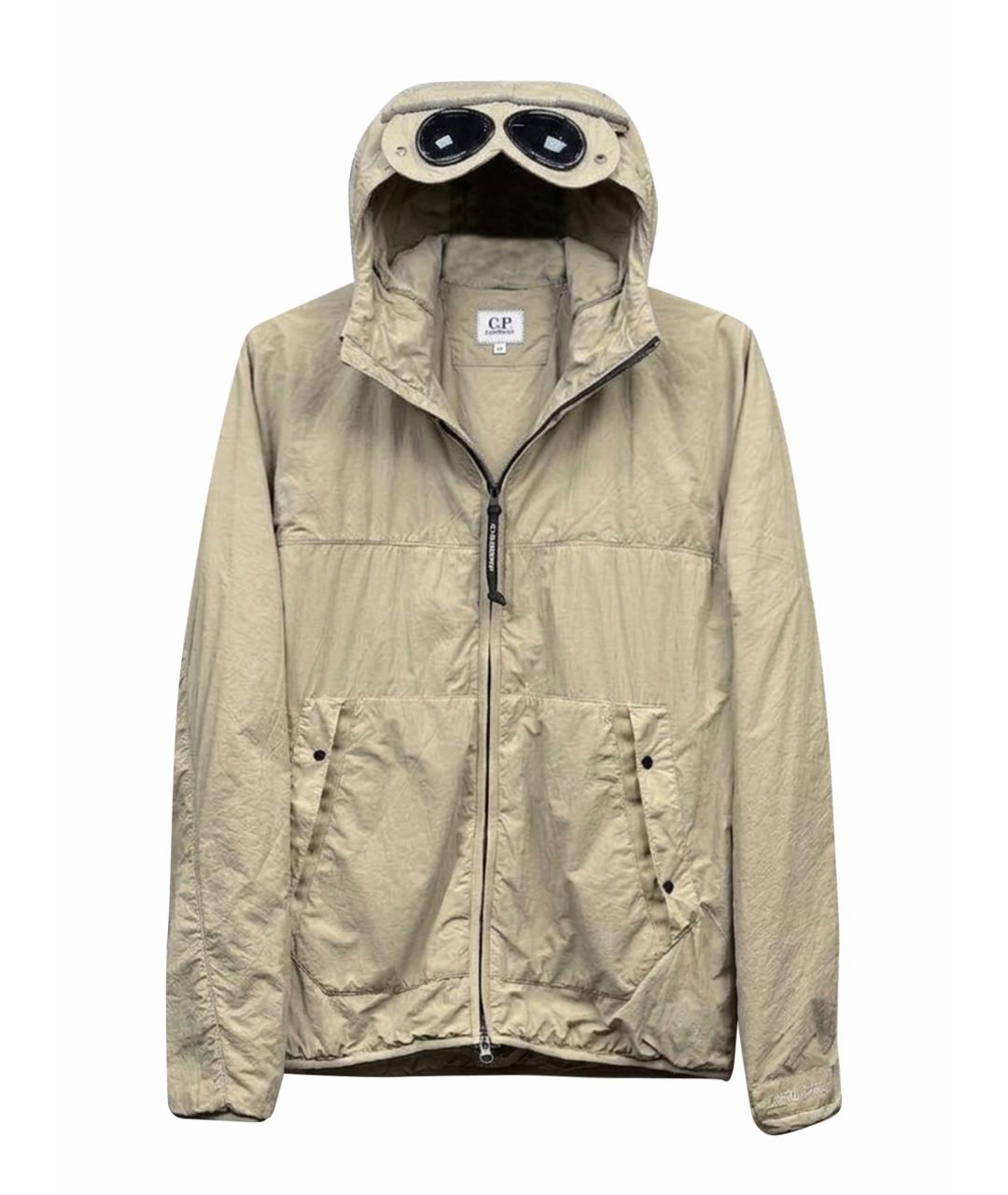 CP COMPANY Бежевая нейлоновая куртка, фото 1