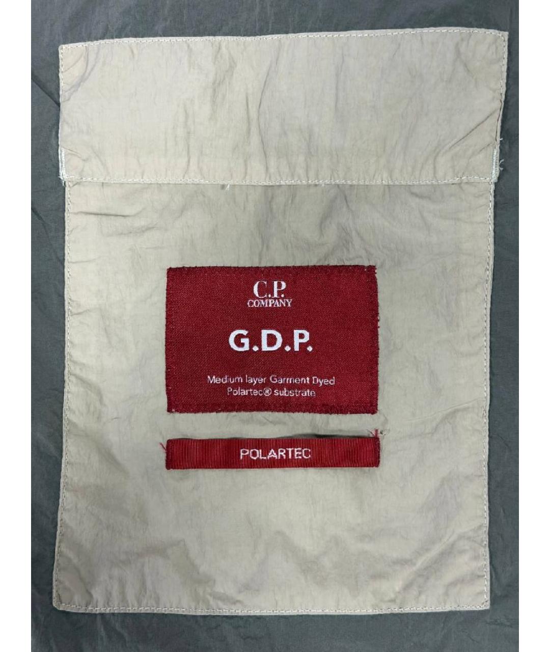 CP COMPANY Бежевая нейлоновая куртка, фото 5