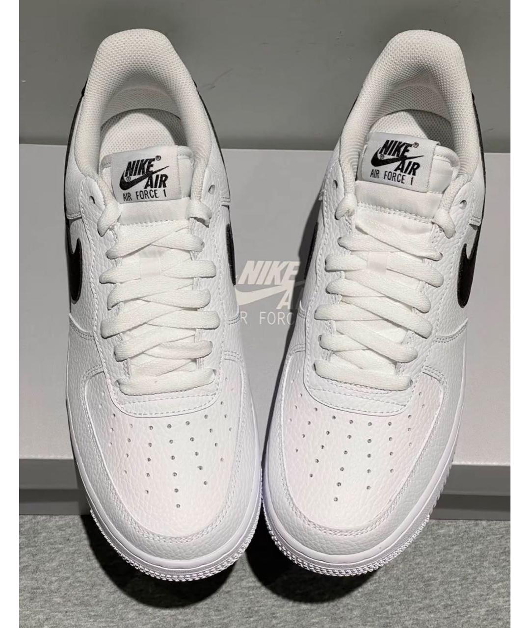 NIKE Белые кожаные низкие кроссовки / кеды, фото 3