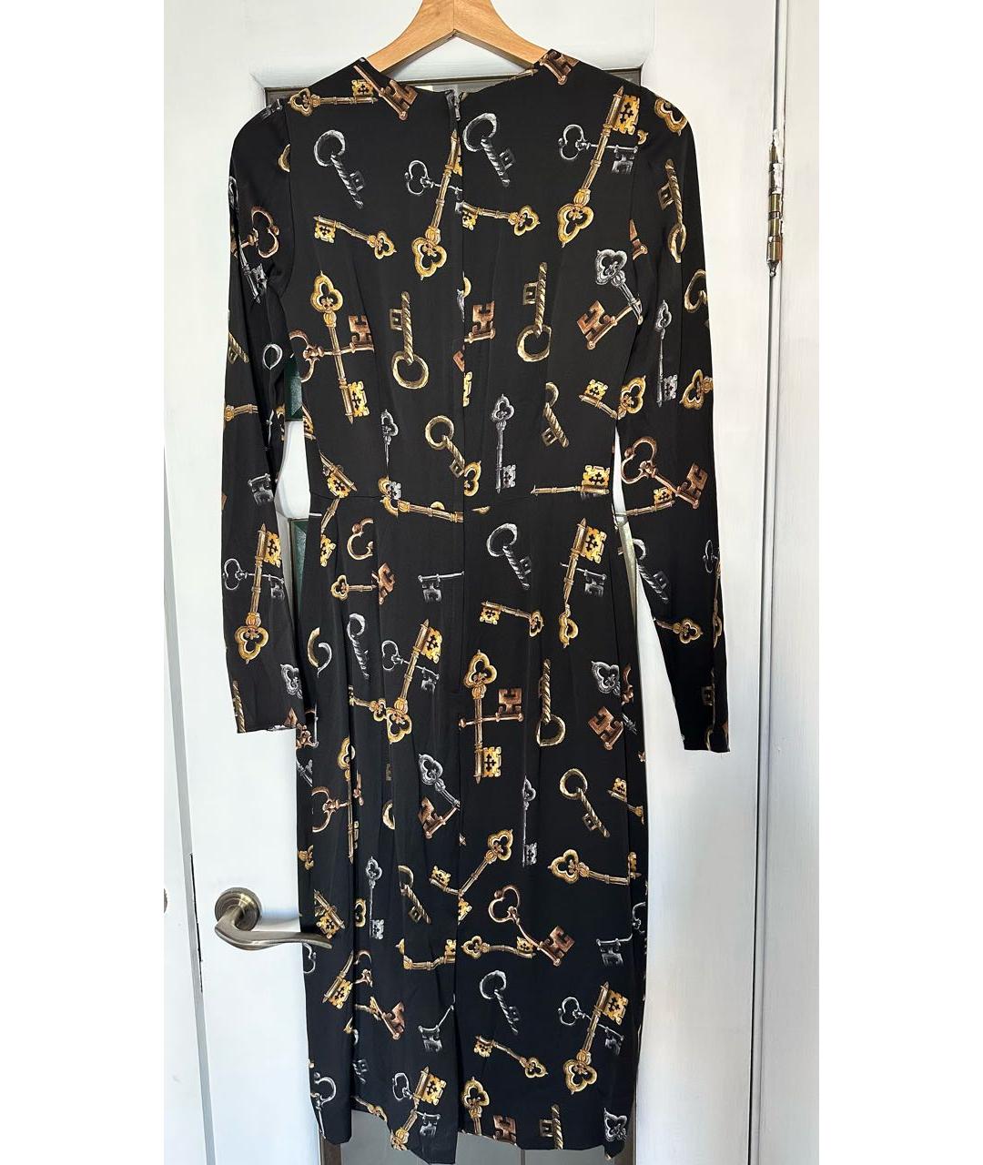DOLCE&GABBANA Черное коктейльное платье, фото 3