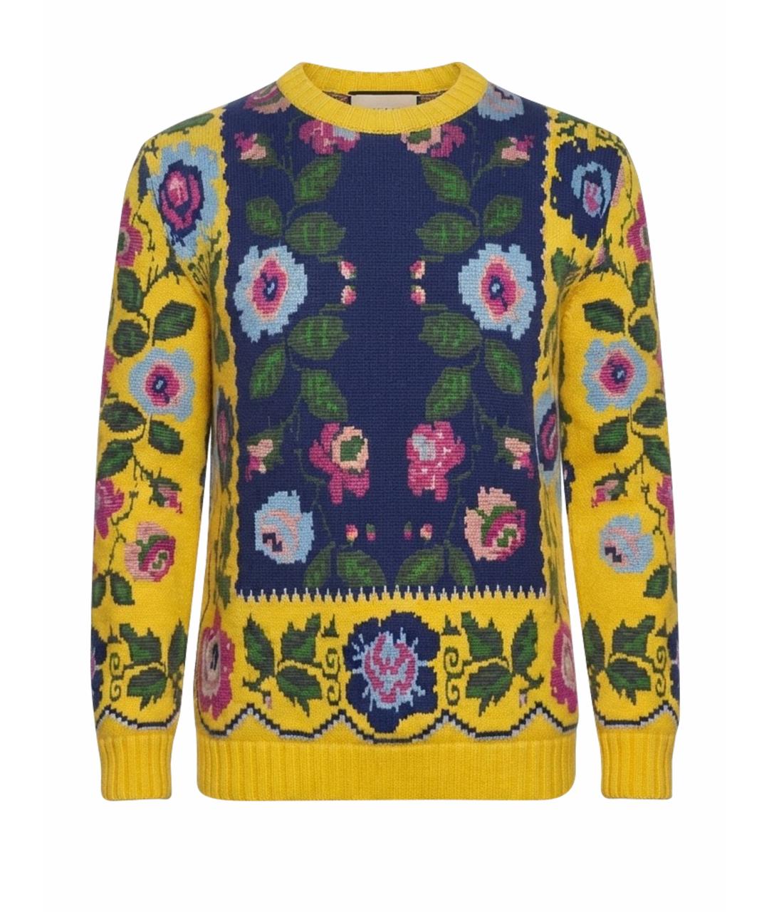 GUCCI Мульти шерстяной джемпер / свитер, фото 1