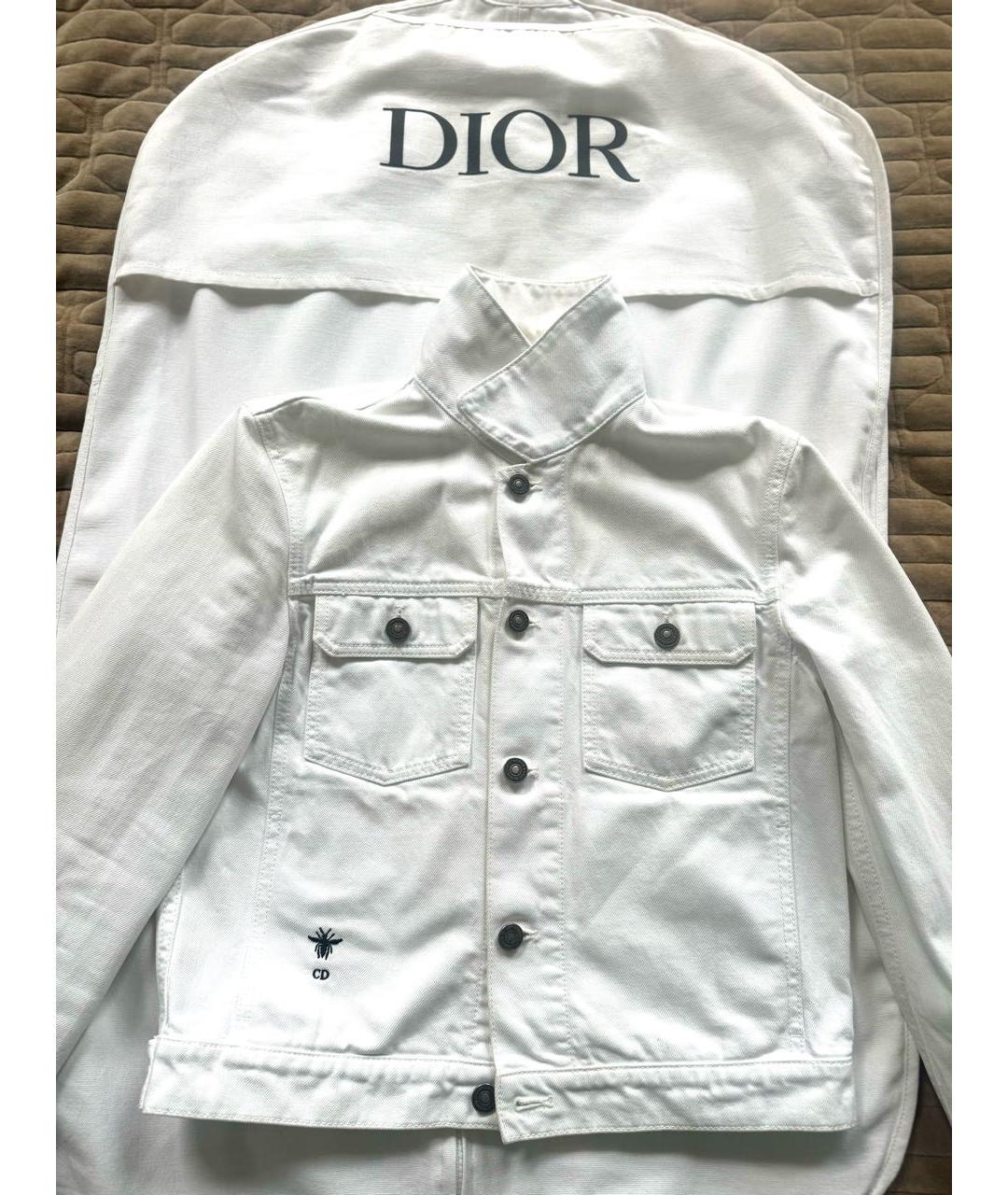 CHRISTIAN DIOR Белая деним куртка, фото 5