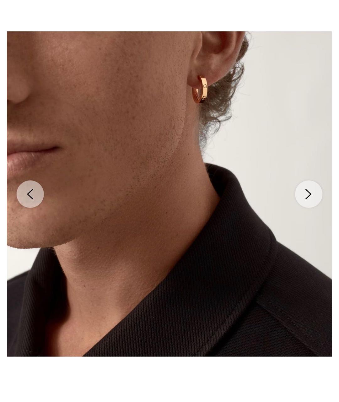 CARTIER Желтые серьги из желтого золота, фото 5
