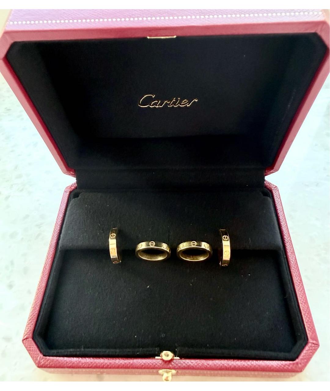 CARTIER Желтые серьги из желтого золота, фото 3