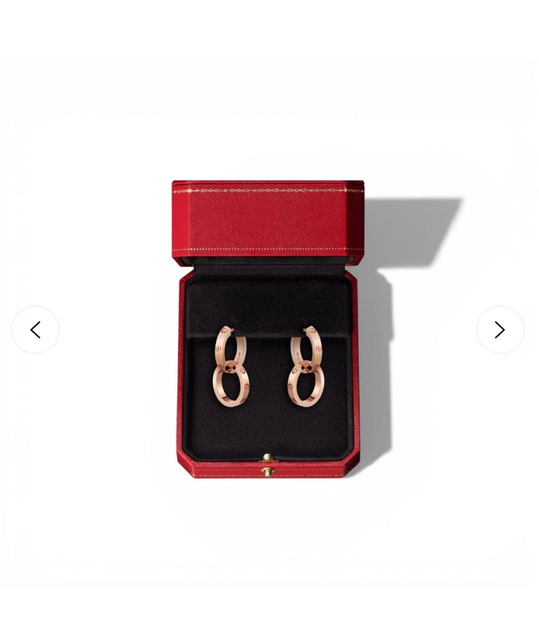CARTIER Желтые серьги из желтого золота, фото 7