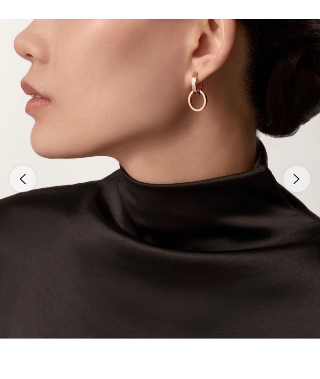 CARTIER Желтые серьги из желтого золота, фото 4