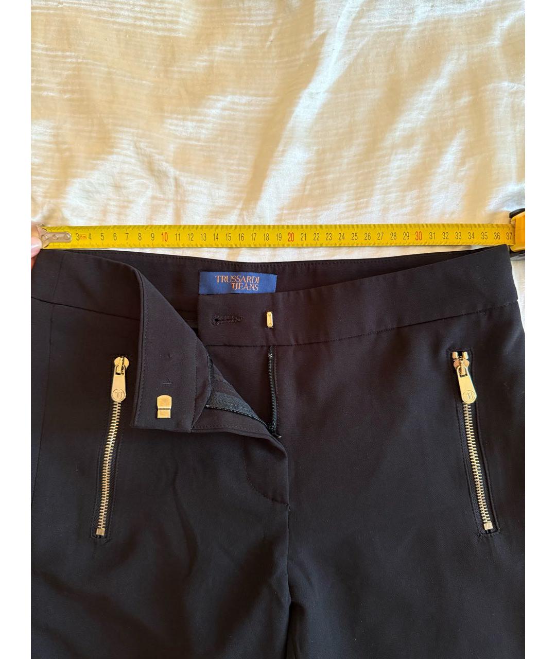 TRUSSARDI JEANS Черные брюки узкие, фото 6