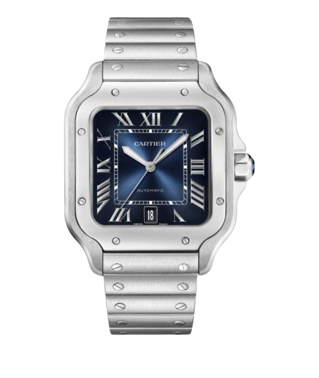CARTIER Синие часы, фото 1