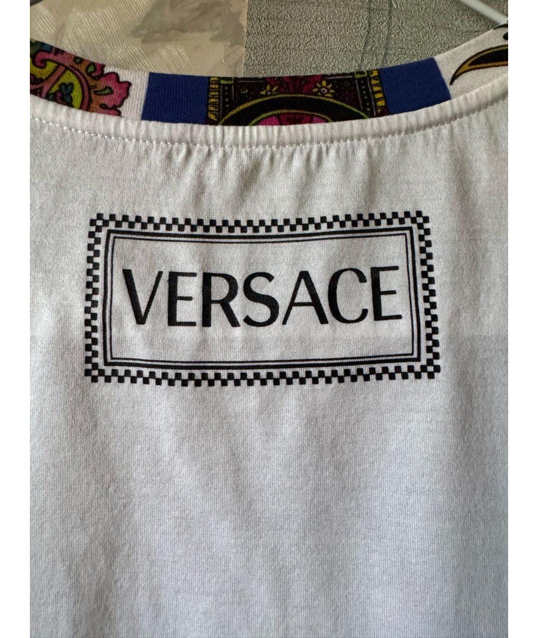 VERSACE Мульти хлопковая футболка, фото 3